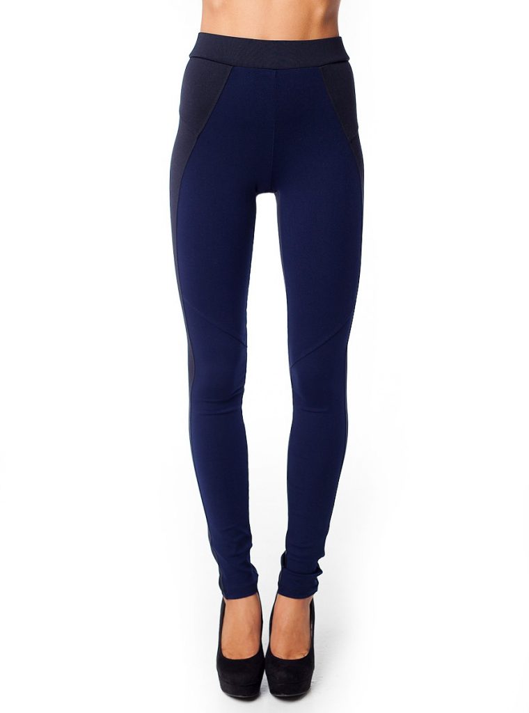 navy blue shirt black leggings