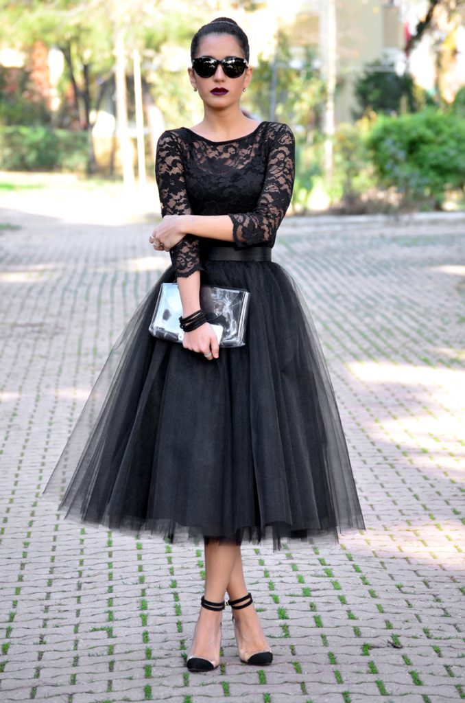 How To Wear A Black Tulle Skirt Professionally Careyfashion Com