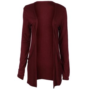 How to Wear A Burgundy Cardigan – careyfashion.com