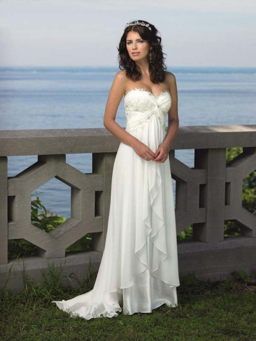 beach type wedding dresses