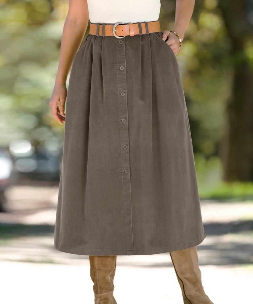How to Style and Wear A Corduroy Skirt – careyfashion.com