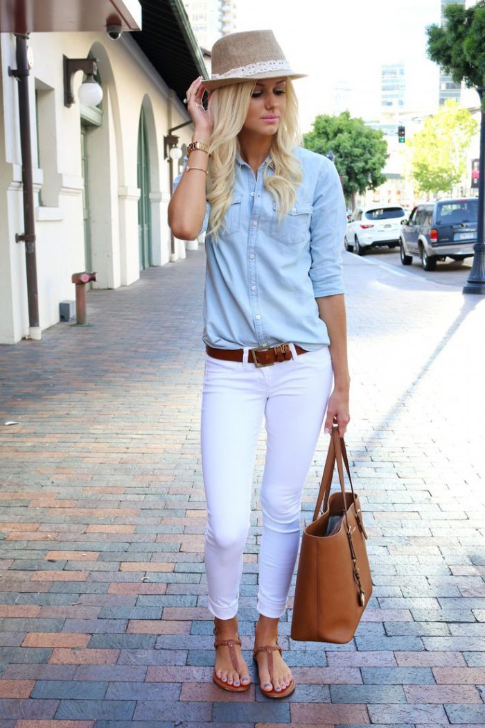 What to Wear with White Pants – careyfashion.com